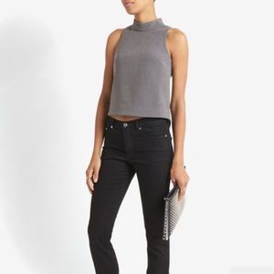Intermix Kate Sleeveless Mockneck Top